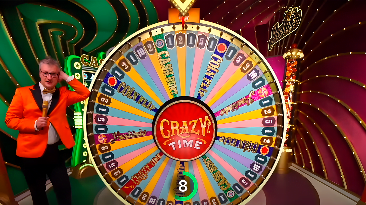 Crazy Time wheel